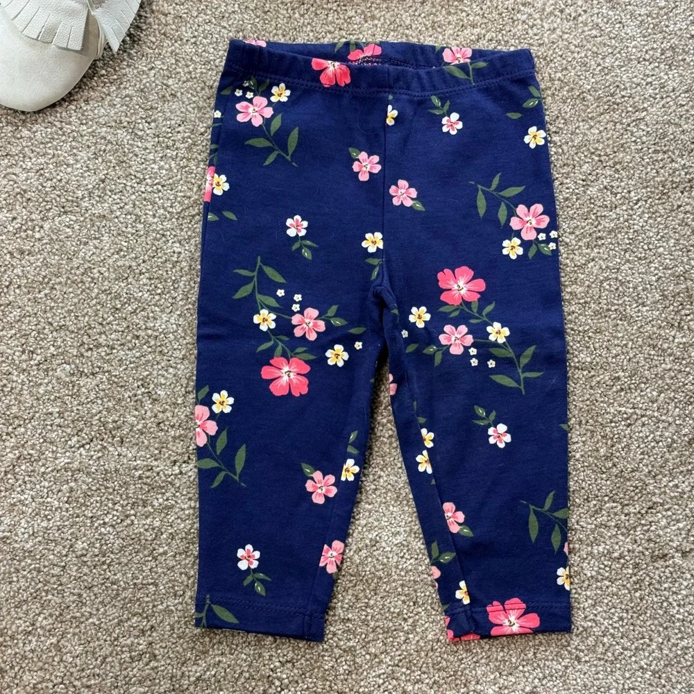 Baby Girl Clothes Lot Old Navy Carters Cat & Jack 6-12M Bodysuits Leggings Shoes